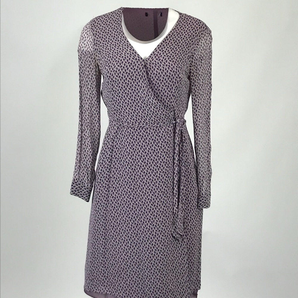 Women’s vintage purple wrap dress